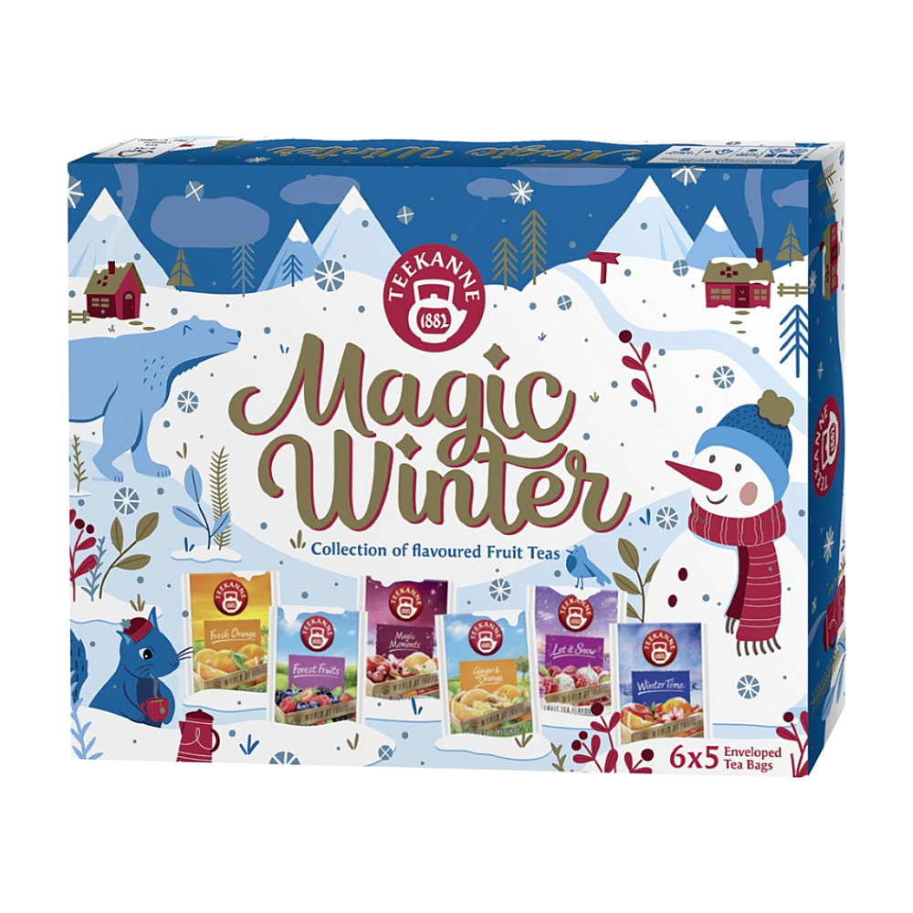 TEEKANNE Magic winter ovocná kolekce čajů 6 x 5 sáčků