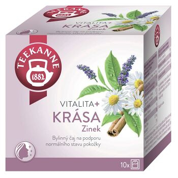 TEEKANNE Čaj vitalita a krása se zinkem 10 sáčků (Bylinné čaje) - Přírodní
