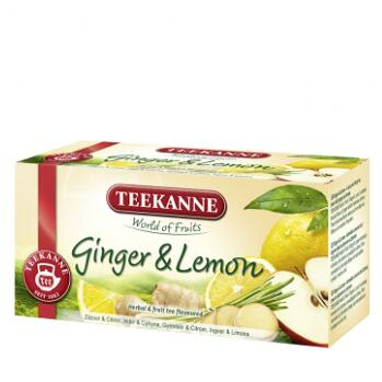 TEEKANNE Ovocný čaj Ginger & Lemon 20x1,75 g