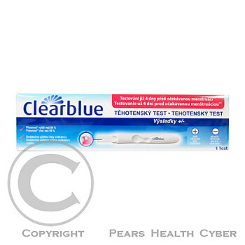 Těhotenský test Clearblue Visual +/- 1ks