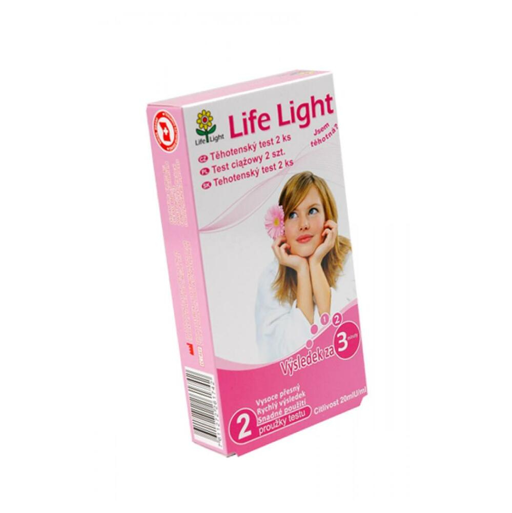 Levně LIFE LIGHT Těhotenský test 2 kusy