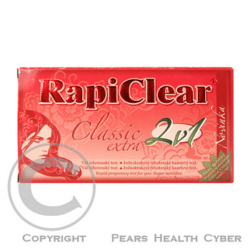 Těhotenský test RapiClear Classic extra 2v1 2ks