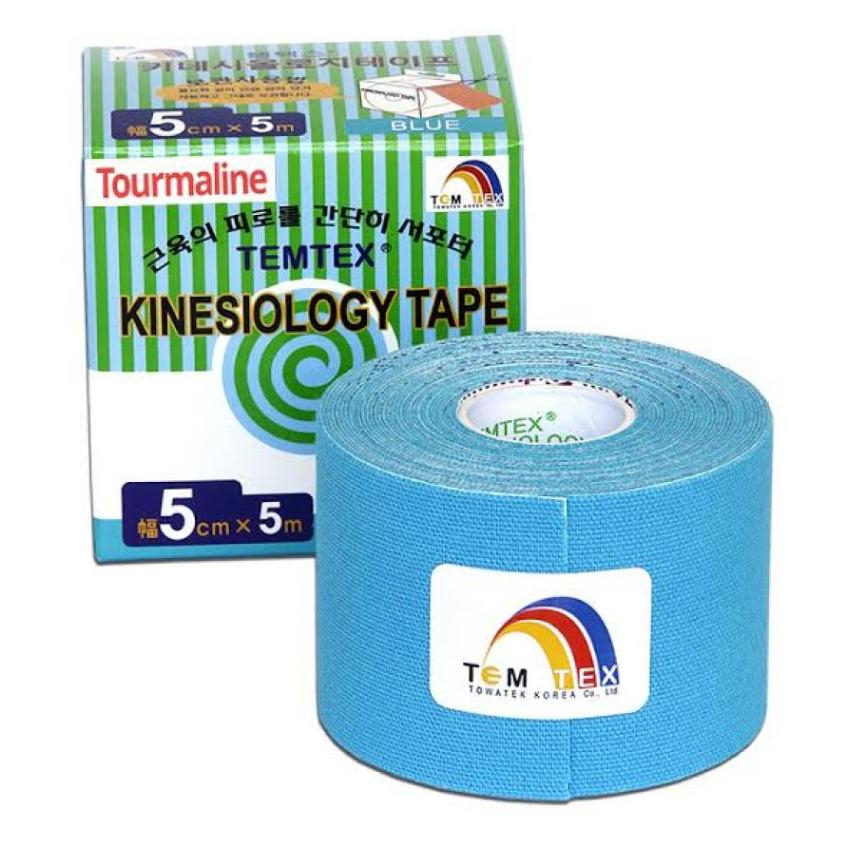 Levně TEMTEX Tejpovací páska Tourmaline modrá 5cmx5m