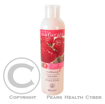 Tělové mléko jahoda & guava Naturals (Strawberry & Guava Body Lotion) 200 ml