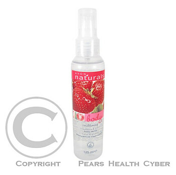 Tělový sprej jahoda & guava Naturals (Strawberry & Guava Body Spray)  125 ml