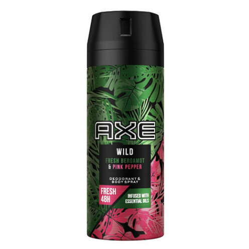 Levně AXE Wild Fresh Bergamot & Pink Pepper deodorant 150 ml