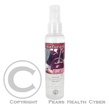 Tělový sprej s černou třešní a muškátovým ořechem Naturals (Black Cherry & Nutmeg Body Spray) 125 ml