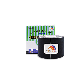 TEMTEX Tejpovací páska černá 5cmx5m (Tejpy) - Elastické, Fixační, Speciální