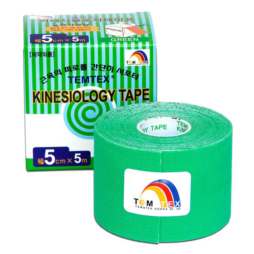 Levně TEMTEX Tejpovací páska Tourmaline zelená 5cm x 5m