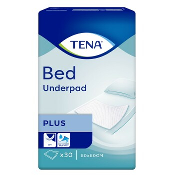 TENA Bed plus absorpční podložky 60 x 60 cm 30 kusů
