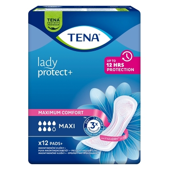 TENA Lady maxi absorpční vložky 5,5 kapek 12 ks