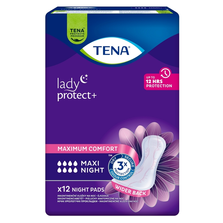 E-shop TENA Lady maxi night inkontinenční vložky 12 kusů 760985