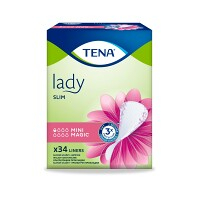 TENA Lady slim mini magic inkontinenční vložky 0,5 kapky 34 kusů
