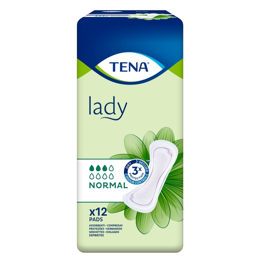 E-shop TENA Lady normal absorpční vložky 3 kapky 12 kusů