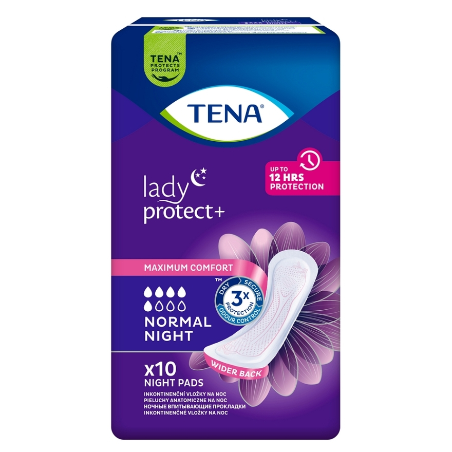 E-shop TENA Lady normal night inkontineční vložky 10 kusů 760765