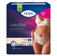 TENA Lady Pants Plus Creme inkontinenční kalhotky velikost M 9 kusů