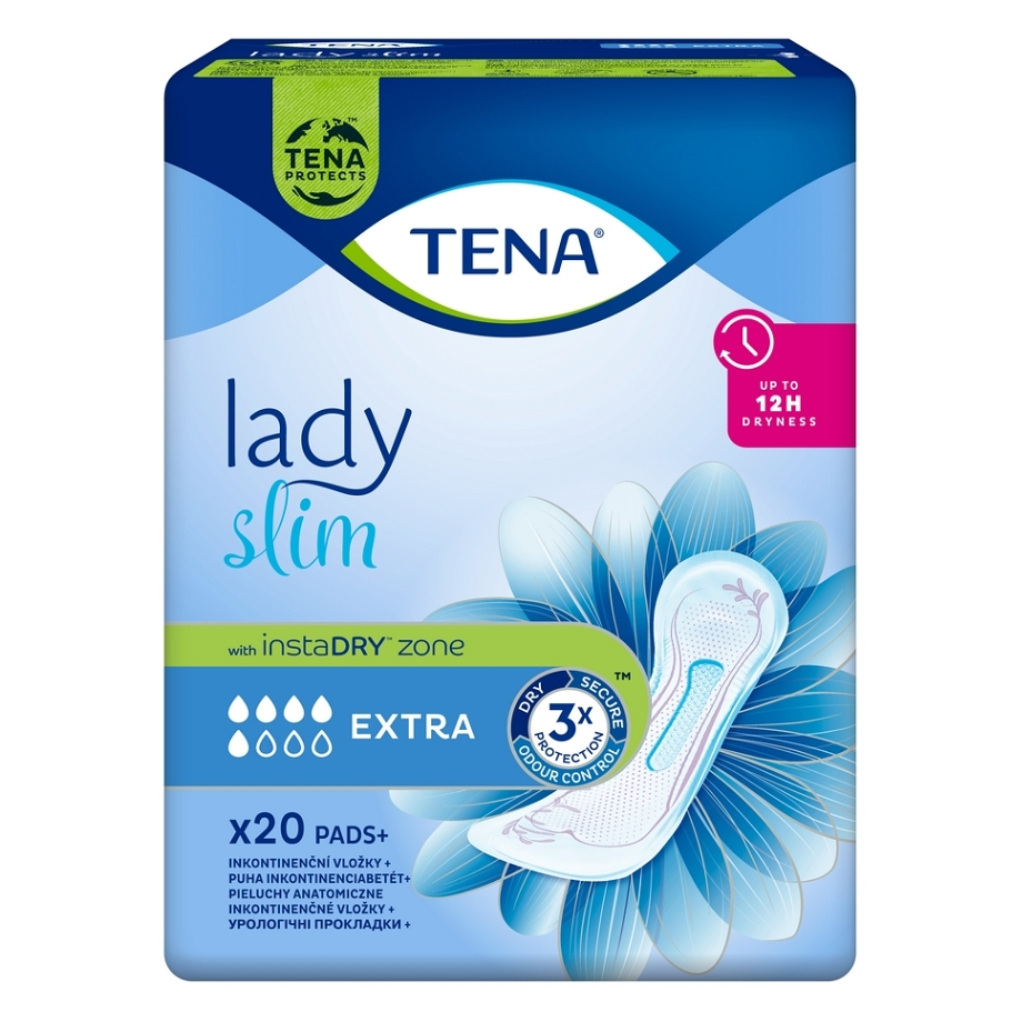 Levně TENA Lady slim extra inkontinenční vložky 20ks 760758