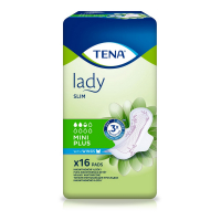TENA Lady Slim Mini Plus Wings inkontinenční vložky 16 kusů 762306