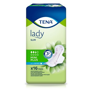 TENA Lady Slim Mini Plus Wings inkontinenční vložky 16 kusů 762306