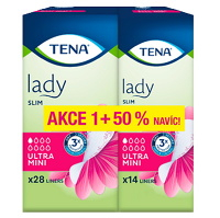 TENA Lady slim ultra mini inkontinenční vložky 50% navíc 42 kusů 211482