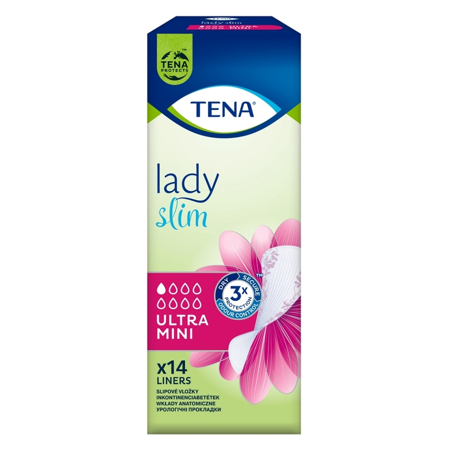 E-shop TENA Lady ultra mini slipové vložky 1 kapka 14 kusů