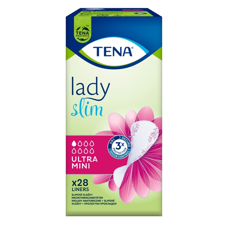 E-shop TENA Lady ultra mini slipové vložky 1 kapka 28 kusů