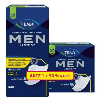 TENA Men level 1 inkontinenční vložky pro muže 36 kusů +50% navíc 750709