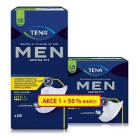 TENA Men level 2 inkontinenční vložky 20 kusů +10 kusů navíc