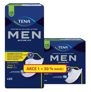 TENA Men level 2 inkontinenční vložky 4 kapky 30 kusů