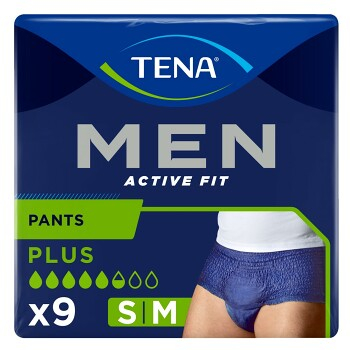TENA Men pants plus inkontinenční kalhotky velikost M 9 kusů