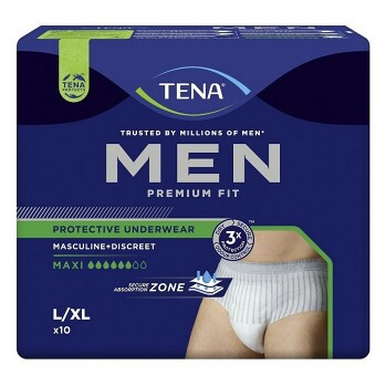 TENA Men protective underwear maxi L/XL 10 kusů 798306