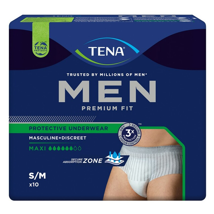 Levně TENA Men pants maxi PU S/M 10 kusů 798309