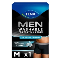 TENA Men washable boxers černé inkontinenční boxerky M 1 kus