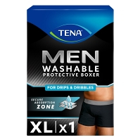 TENA Men washable boxers černé inkontinenční boxerky XL 1 kus