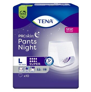 TENA Pants night super inkontinenční kalhotky vel. L 10 kusů