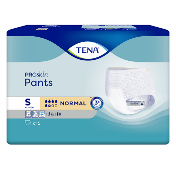 TENA Pants normal Inkontinenční kalhotky 5,5 kapek vel. S 15 kusů