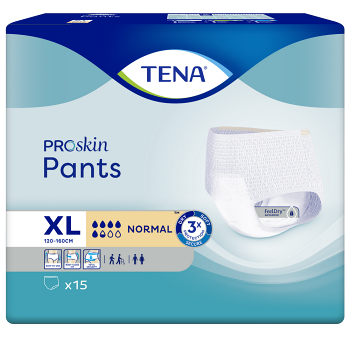 TENA Pants normal Inkontinenční kalhotky 5,5 kapek vel. XL 15 ks