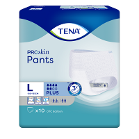 TENA Pants plus natahovací absorpční kalhotky 6 kapek vel. L 10 kusů