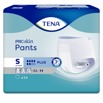 TENA Pants plus natahovací absorpční kalhotky 6 kapek vel.S 14 kusů