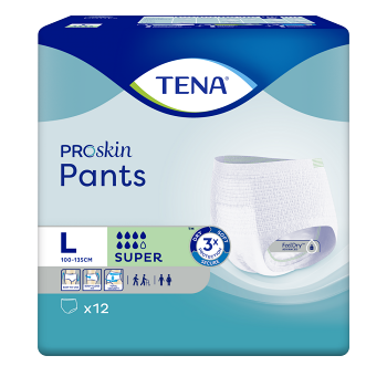 TENA Pants plus natahovací absorpční kalhotky 7 kapek vel. L 12 kusů