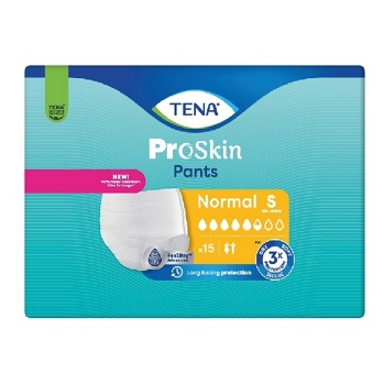 TENA Proskin pants normal inkontinenční kalhotky S 15 kusů (Inkontinenční kalhotky natahovací)
