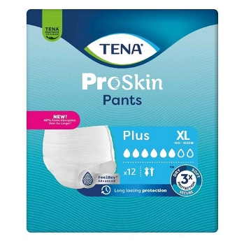 TENA Proskin pants plus inkontinenční kalhotky XL 12 kusů