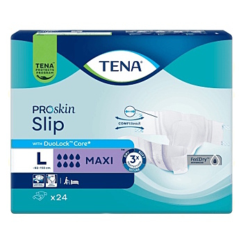 TENA Proskin Slip Maxi inkontinenční kalhotky velikost L 24 kusů (Inkontinenční kalhotky zalepovací)