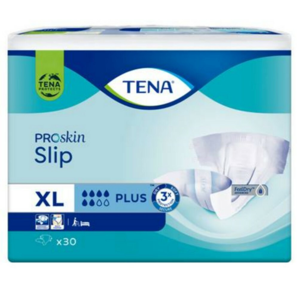 E-shop TENA Slip plus plenkové kalhotky XL 30 kusů 711021