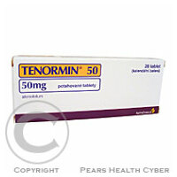 TENORMIN 50  28X50MG Potahované tablety