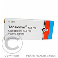 TENSIOMIN 12,5 MG  30X12.5MG Tablety