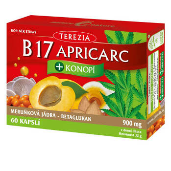 TEREZIA B17 Apricarc + Konopí 60 kapslí