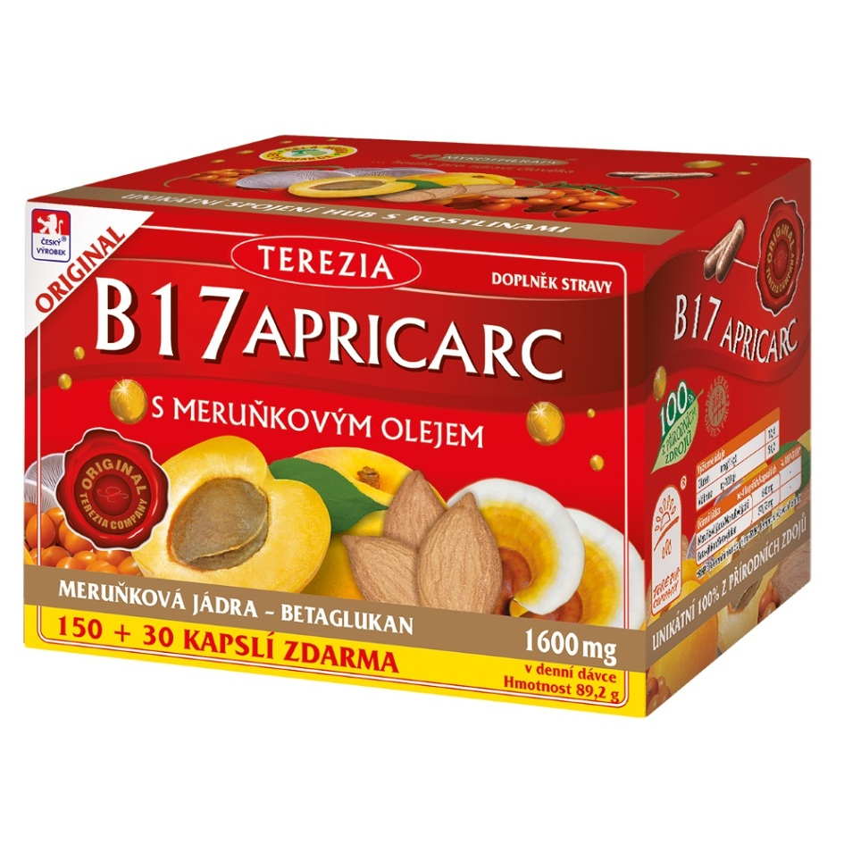 E-shop TEREZIA B17 Apricarc s meruňkovým olejem 150 + 30 kapslí