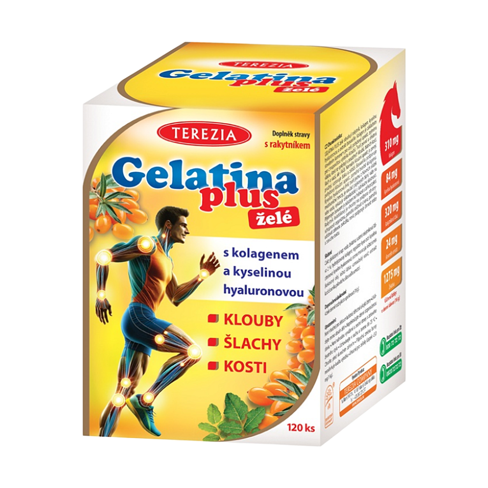 TEREZIA Gelatina plus želé 120 kusů