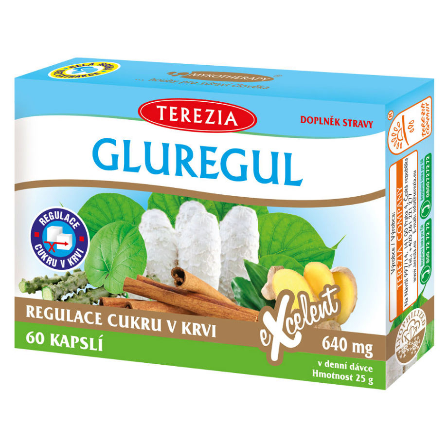 E-shop TEREZIA Gluregul pro regulaci cukru v krvi 60 kapslí